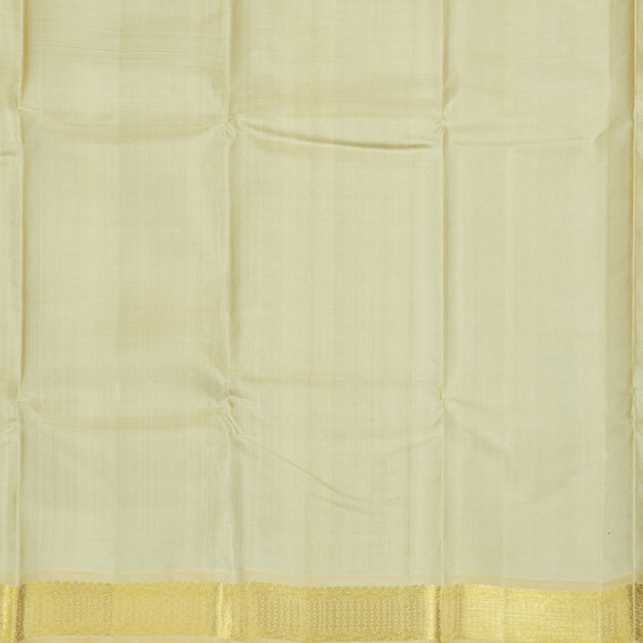 Hayagrivas Handloom Black Kanjivaram Silk Saree with Sandal Border KBE36D1-2