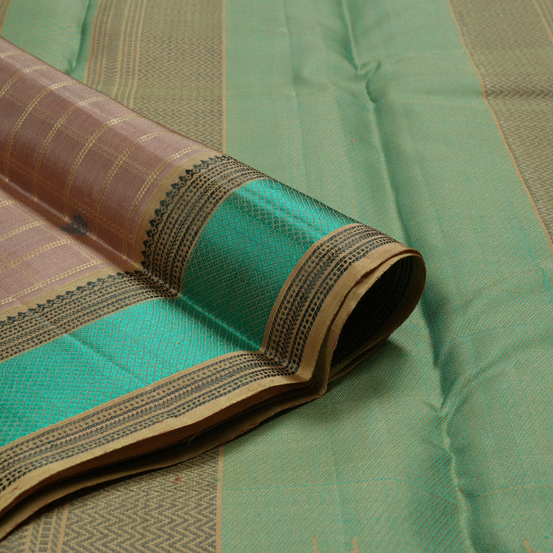 Hayagrivas Handloom Kanjivaram Silk Saree in Delicate Onion Pink KBE370E1-2
