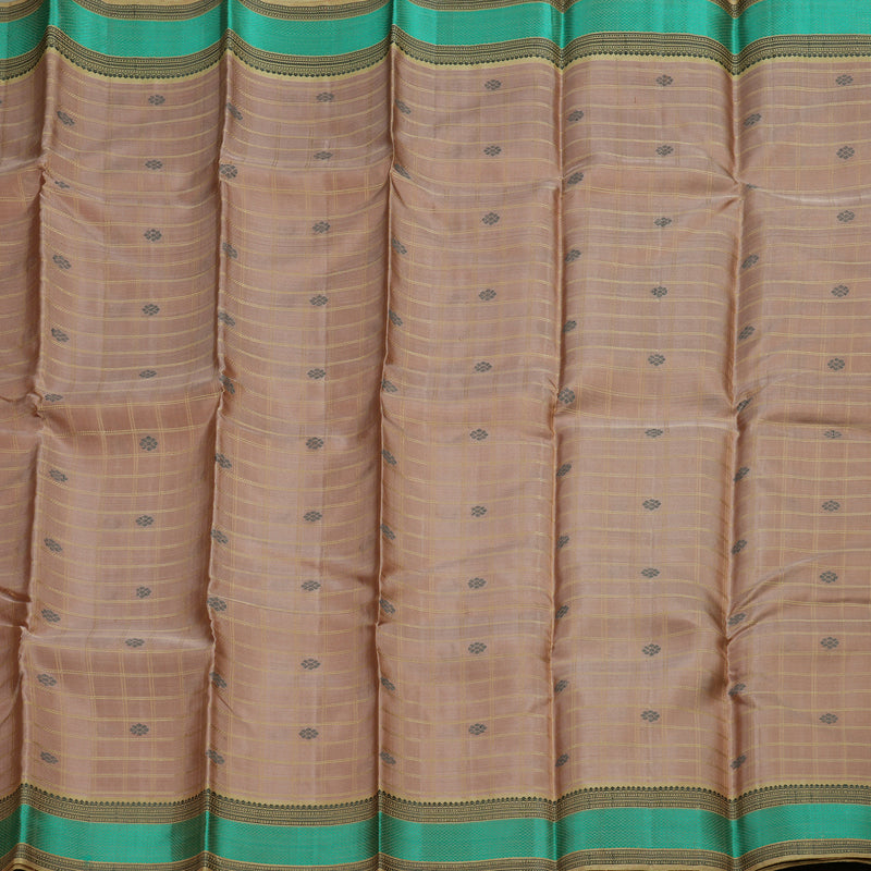 Hayagrivas Handloom Kanjivaram Silk Saree in Delicate Onion Pink KBE370E1-2