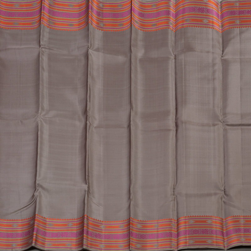 Hayagrivas Handloom Pure Kanjivaram Silk Saree in Subtle Beige KBE370E10-1