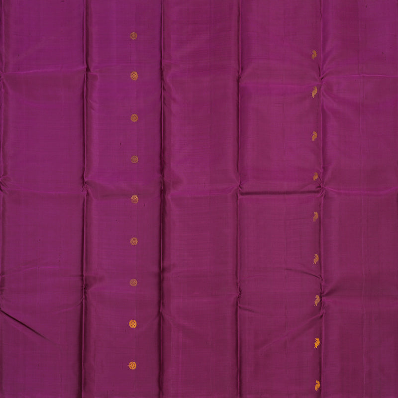 Hayagrivas Handloom Pure Kanjivaram Silk Saree in Radiant Purple KBE373E2-1