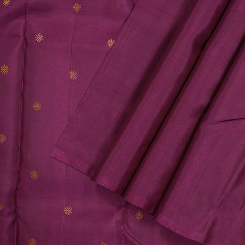 Hayagrivas Handloom Pure Kanjivaram Silk Saree in Radiant Purple KBE373E2-1