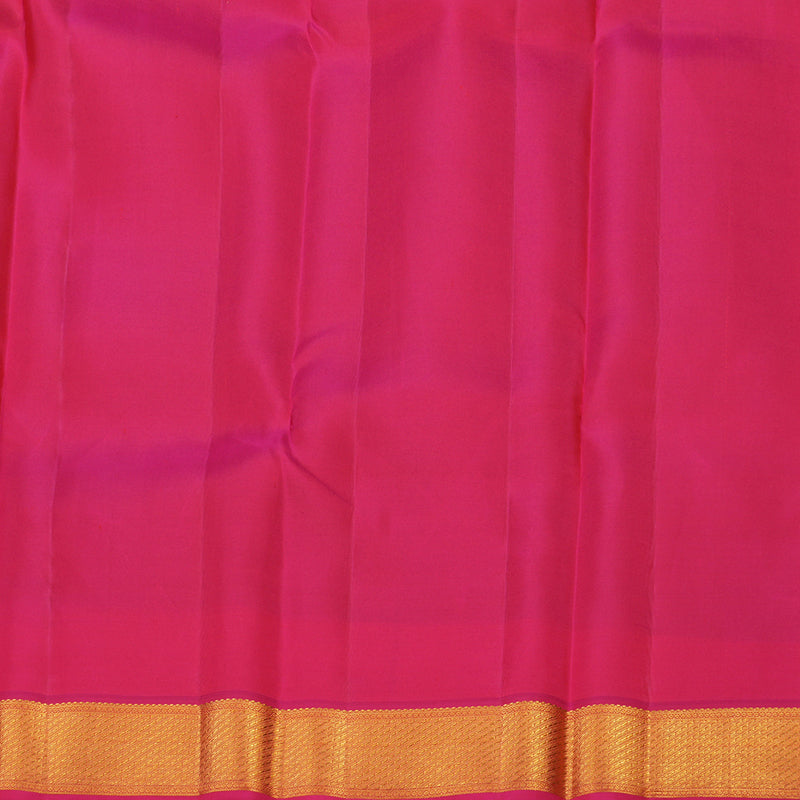 Hayagrivas Handloom Pure Kanjivaram Silk Saree in Eye-catching Bottle Green KBE376E11-3