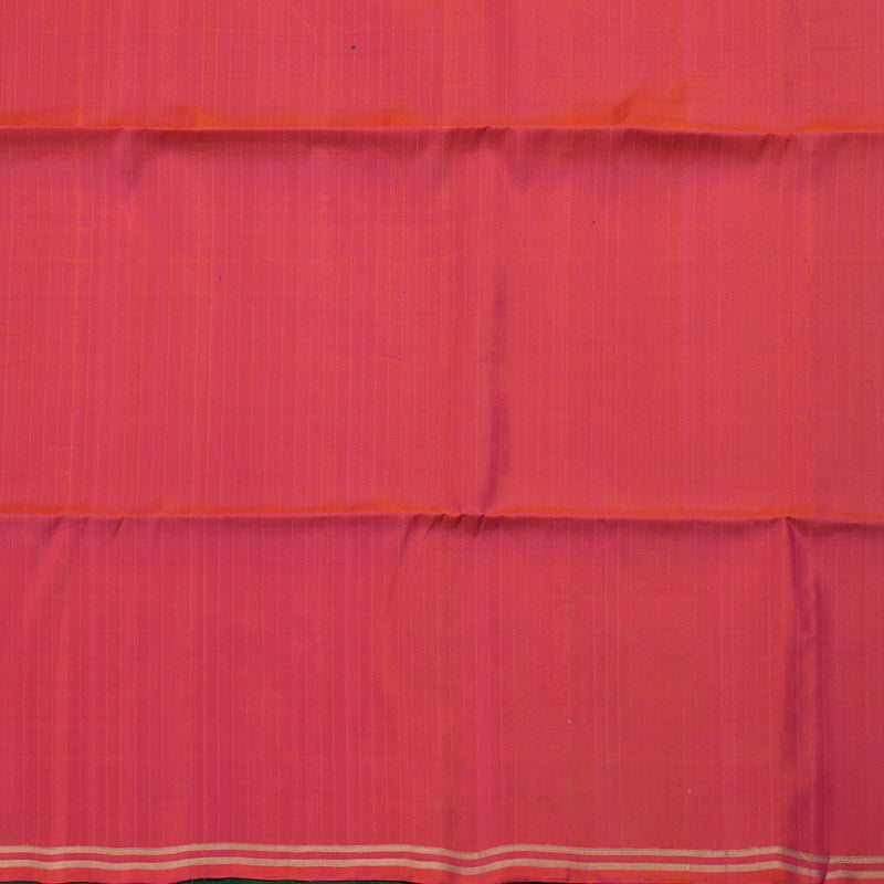 Hayagrivas Handloom Soft Silk Saree in Captivating Bottle Green KBE377E1-4