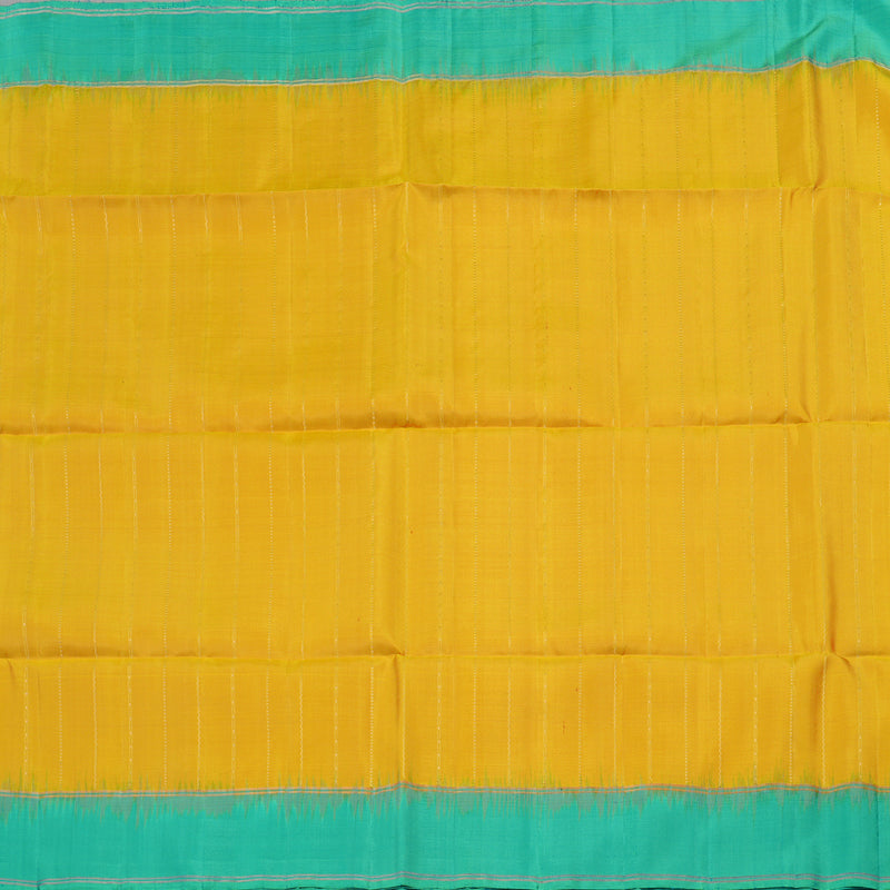 Hayagrivas Handloom Soft Silk Saree in Sunlit Yellow KBE377E2-3