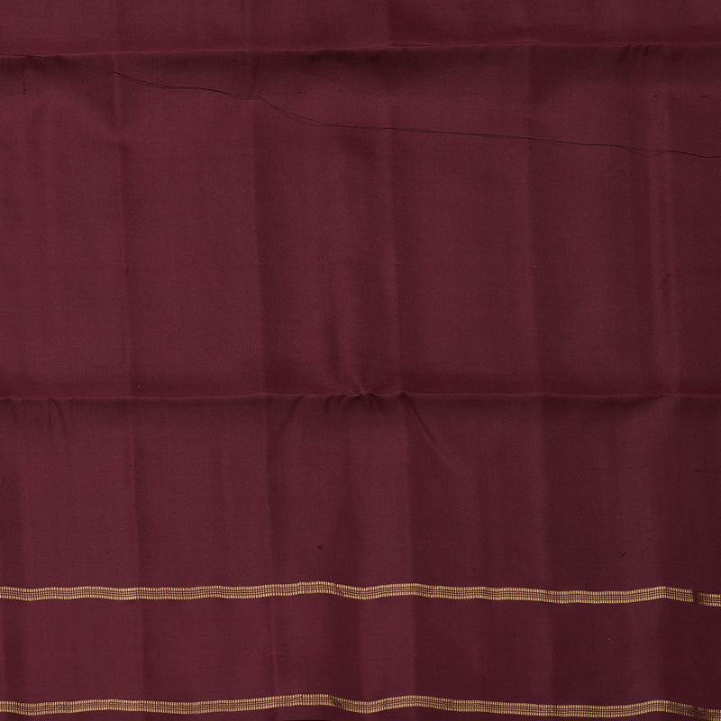 Hayagrivas Handloom Soft Silk Saree in Lush Bottle Green KBE377E3-5