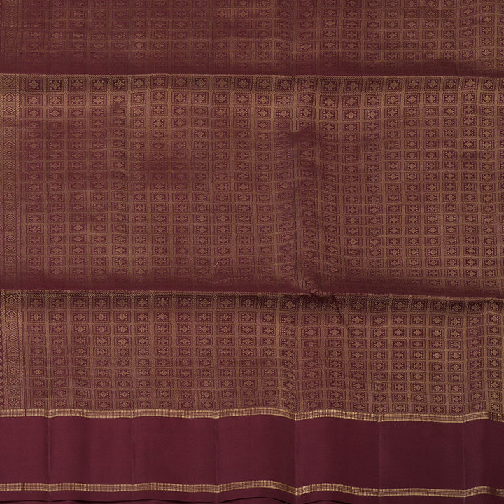 Hayagrivas Handloom Soft Silk Saree in Lush Bottle Green KBE377E3-5