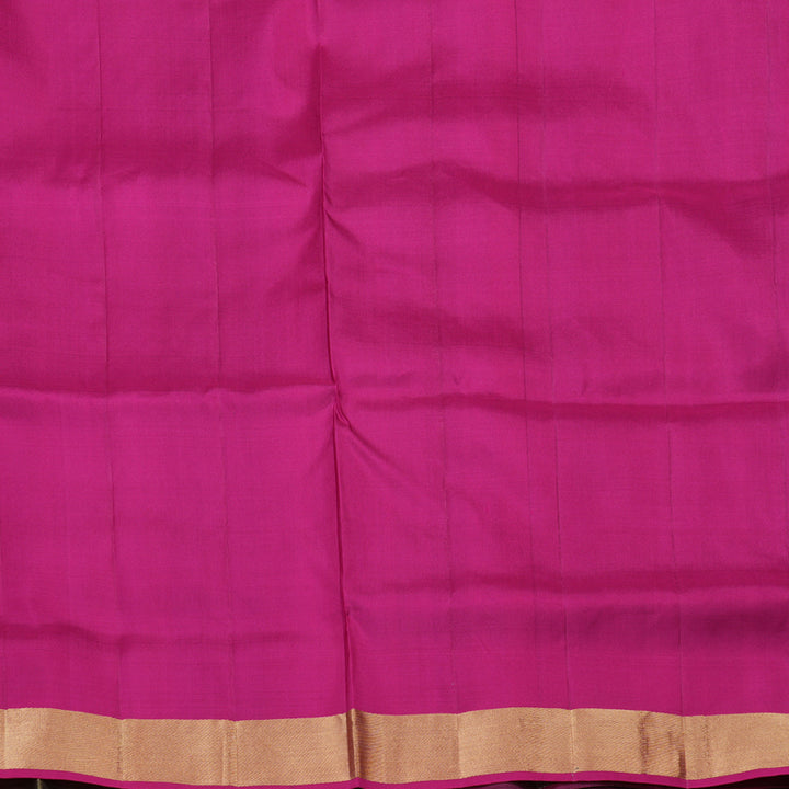 Hayagrivas Handloom Soft Silk Saree in Royal Black KBE379E1-10