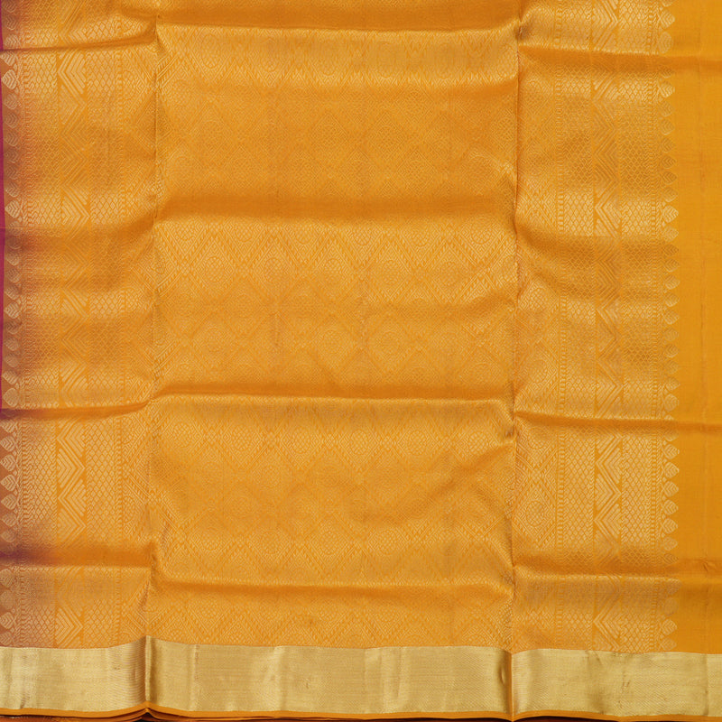 Hayagrivas Handloom Soft Silk Saree in Majestic Maroon KBE379E1-15