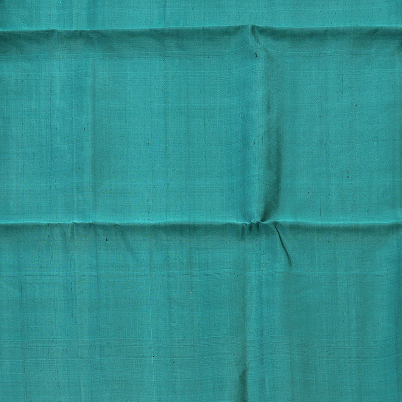 Hayagrivas Pure Soft Silk Saree in Teal with Ash Grey KBE379E3-9