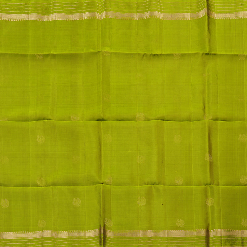Hayagrivas Handloom Soft Silk Saree in Refreshing Olive Green KBE379E5-1