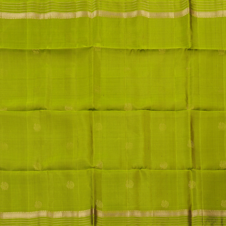 Hayagrivas Handloom Soft Silk Saree in Refreshing Olive Green KBE379E5-1
