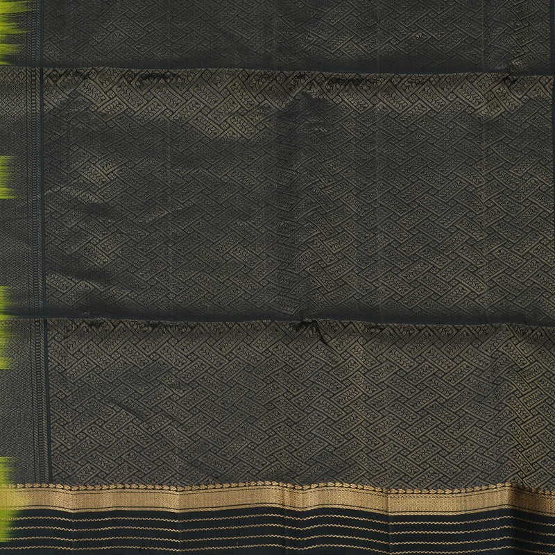Hayagrivas Handloom Soft Silk Saree in Refreshing Olive Green KBE379E5-1
