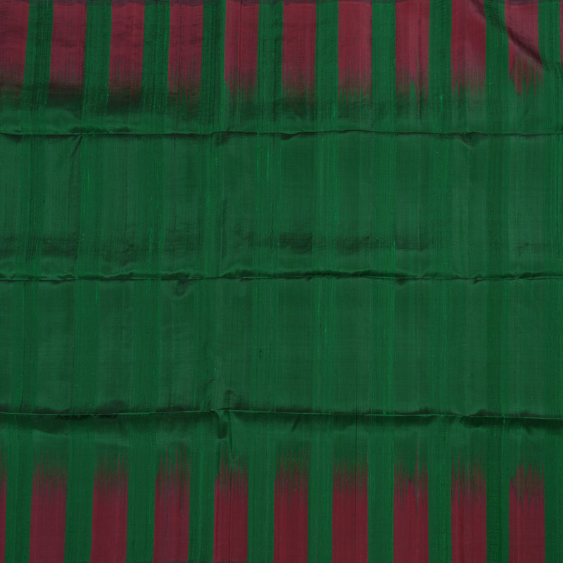 Hayagrivas Handloom Soft Silk Saree in Magnetic Bottle Green KBE380E1-7