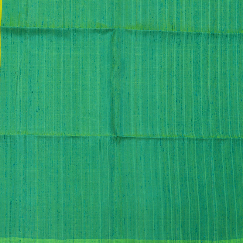 Hayagrivas Pure Soft Silk Saree in Neon Yellow with Pastel green KBE380E3-11