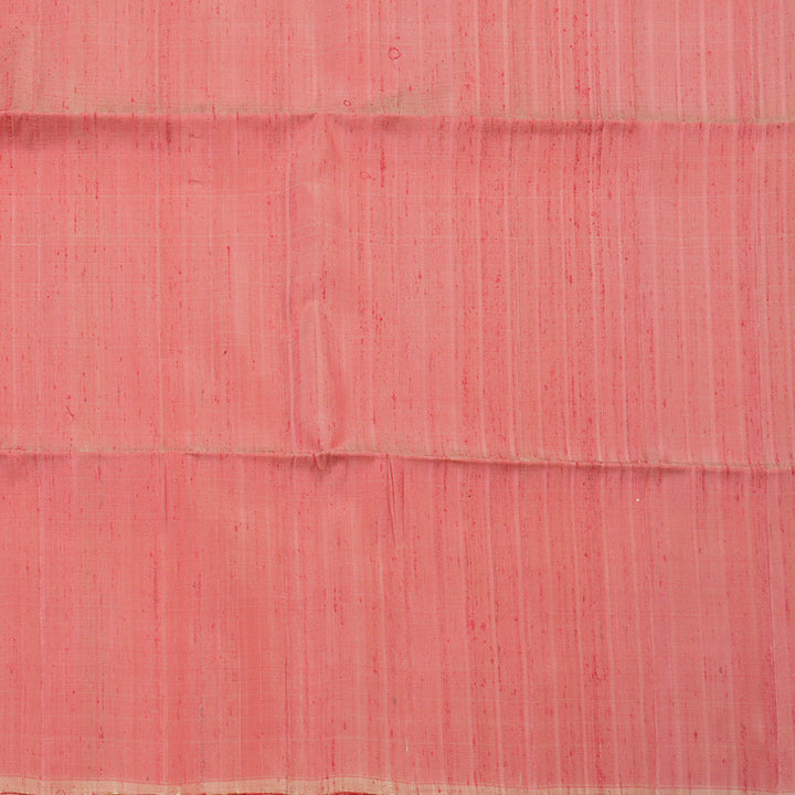 Hayagrivas Handloom kanjivaram soft silk saree in Half white with baby pink KBE380E3-8