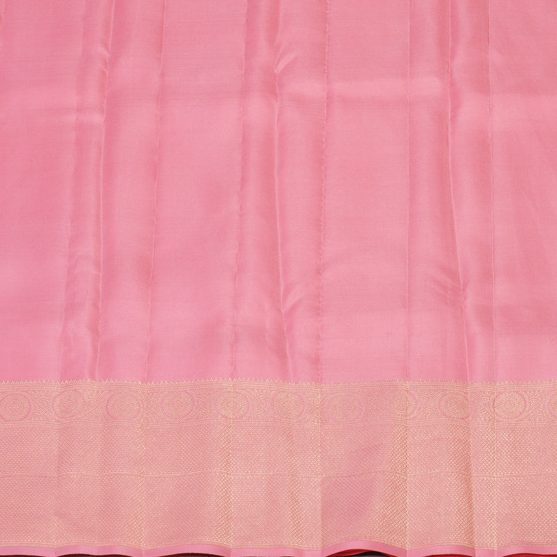 Hayagrivas Handloom Pure Kanjivaram Silk Saree in Charming Baby Pink KBE385E1-12