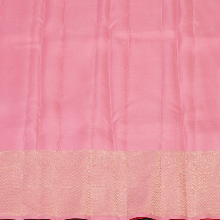 Hayagrivas Handloom Pure Kanjivaram Silk Saree in Charming Baby Pink KBE385E1-12