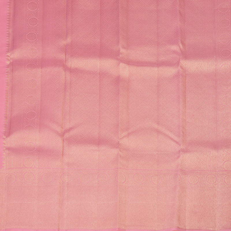 Hayagrivas Handloom Pure Kanjivaram Silk Saree in Charming Baby Pink KBE385E1-12