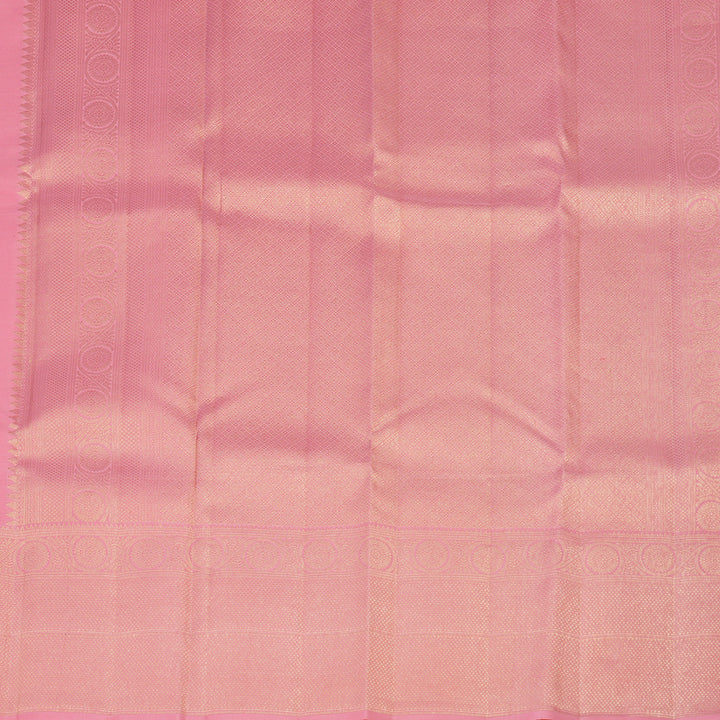Hayagrivas Handloom Pure Kanjivaram Silk Saree in Charming Baby Pink KBE385E1-12