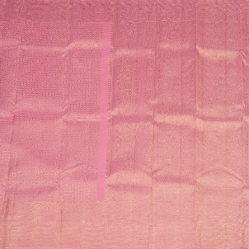 Hayagrivas Handloom Pure Kanjivaram Silk Saree in Charming Baby Pink KBE385E1-12