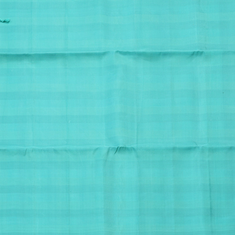 Hayagrivas Pure Soft Silk Saree in Multicolour Checks with Sky Blue Borderless KBE387E3-1