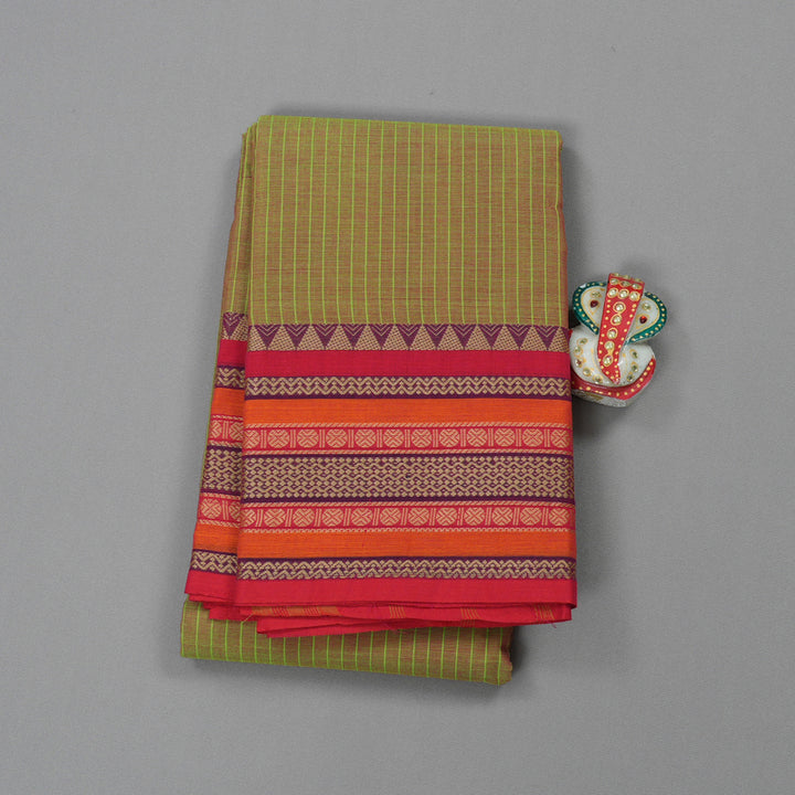 Hayagrivas Handloom Pure Cotton Saree in Dramatic Mandhalir KBE396E2-35