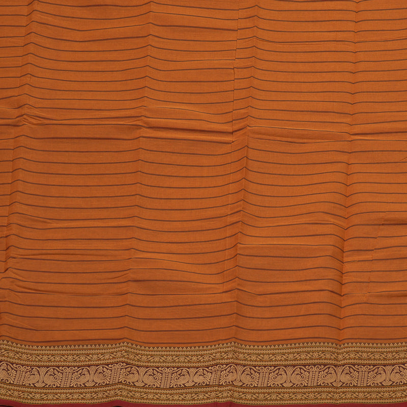 Hayagrivas Handloom Pure Cotton Saree in Mystical Honey Mustard KBE396E6-3