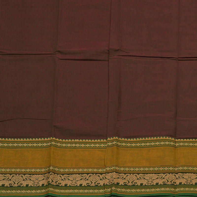 Hayagrivas Handloom Pure Cotton Saree in Whimsical Manthalir ShadeKBE396E6-9