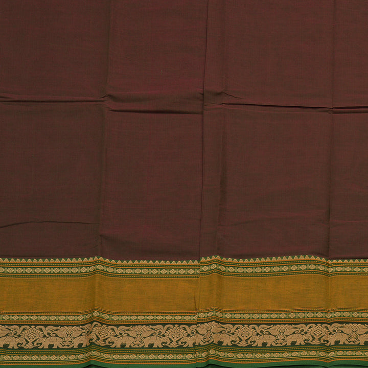 Hayagrivas Handloom Pure Cotton Saree in Whimsical Manthalir ShadeKBE396E6-9
