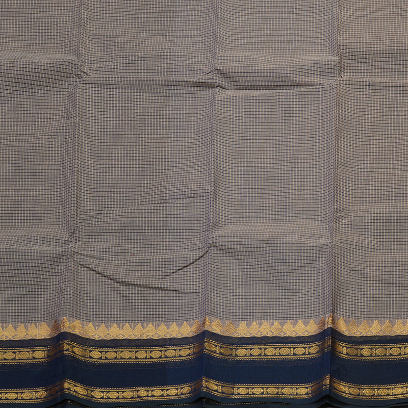 Hayagrivas Handloom Pure Cotton Saree in Ethereal Beige KBE396E8-5