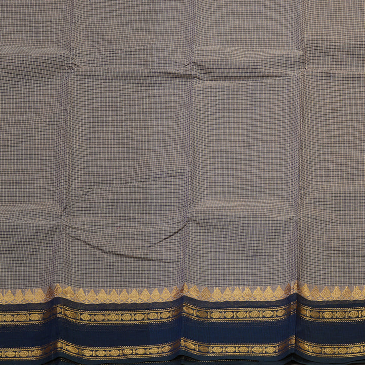Hayagrivas Handloom Pure Cotton Saree in Ethereal Beige KBE396E8-5
