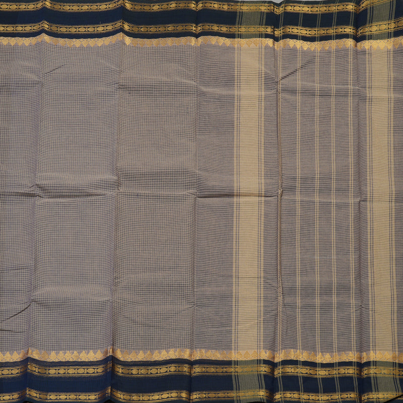Hayagrivas Handloom Pure Cotton Saree in Ethereal Beige KBE396E8-5