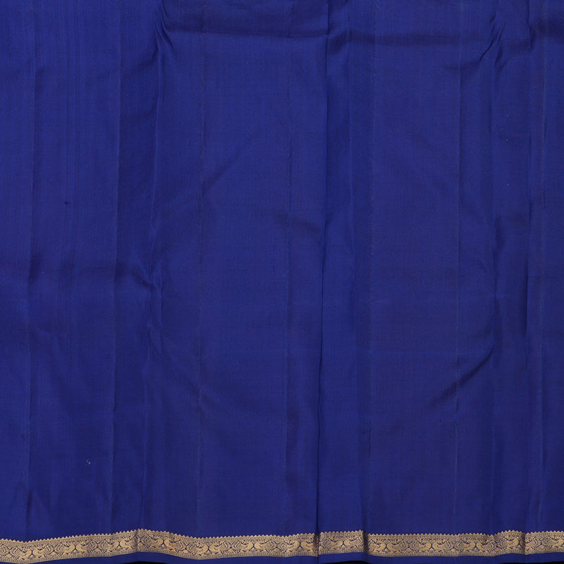 Hayagrivas Handloom kanjivaram silk saree in Reddish pink with blue KBE399E1-32