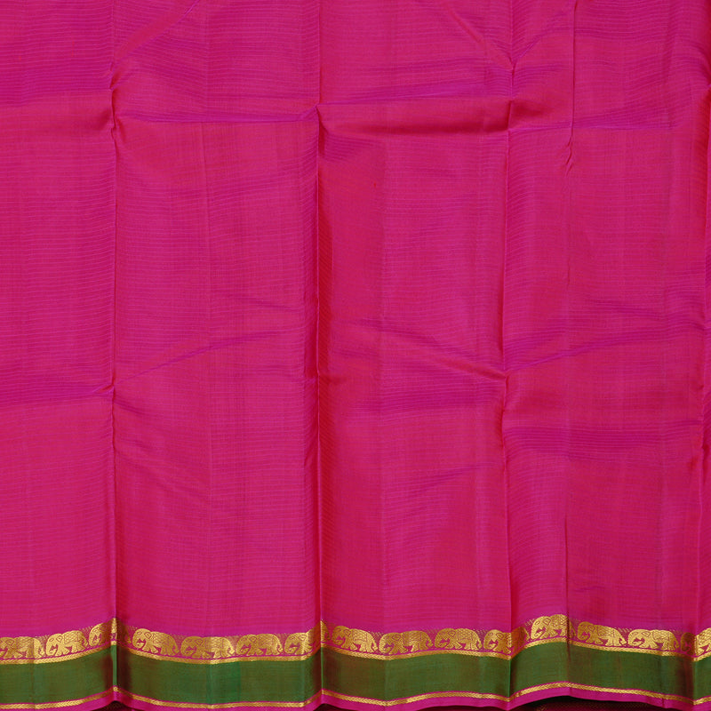 Hayagrivas Handloom Kanjivaram Silk Saree in Stylish Honey Mustard KBE3D1-34