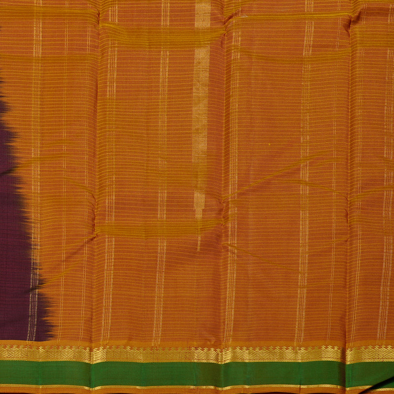 Hayagrivas Handloom Kanjivaram Silk Saree in Stunning Wine Maroon KBE3D1-38