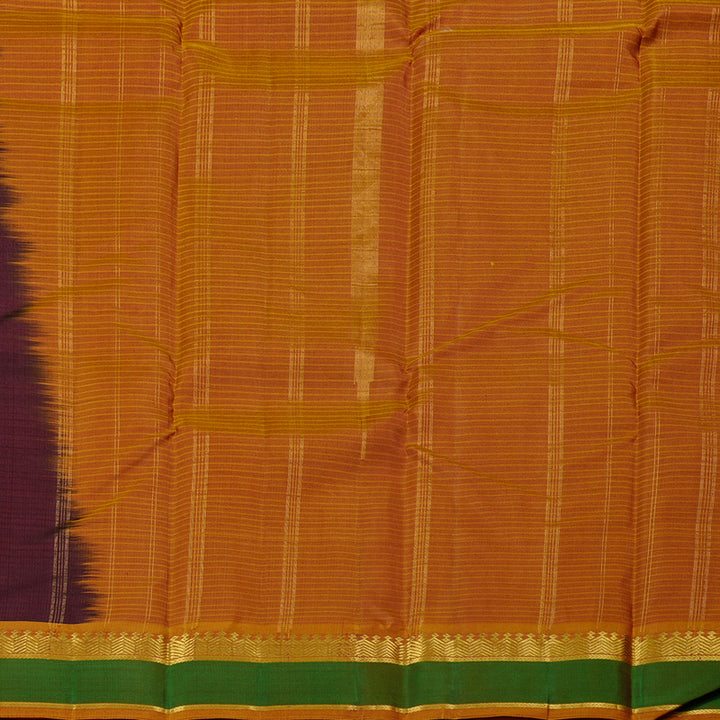 Hayagrivas Handloom Kanjivaram Silk Saree in Stunning Wine Maroon KBE3D1-38