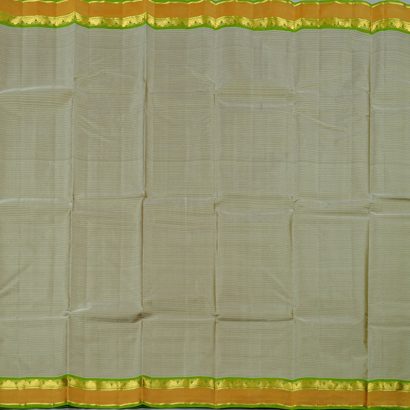 Hayagrivas Handloom Kanjivaram Silk Saree in Sophisticated Beige KBE3D1-43