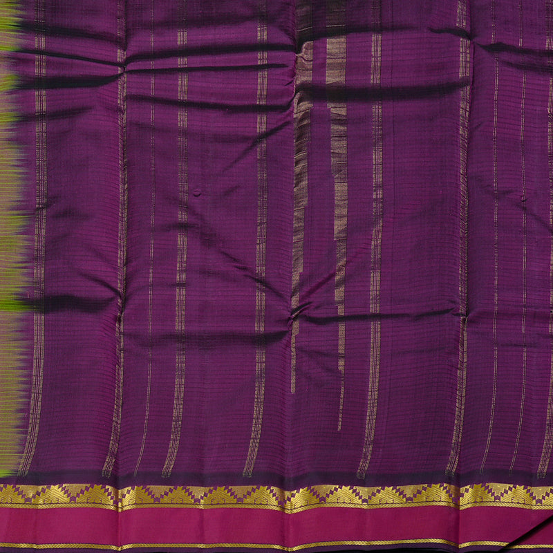 Hayagrivas Handloom Kanjivaram Silk Saree in Gentle Mandhalir KBE3D1-49