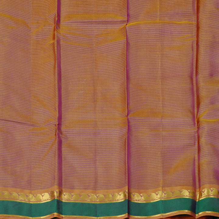 Hayagrivas Handloom Kanjivaram Silk Saree in Elegant Dark Purple KBE3D3-4
