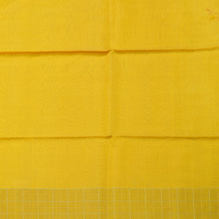 Hayagrivas Yellow Kora Silk Cotton Saree KBE400E3-3