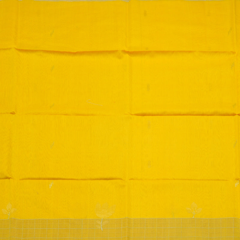 Hayagrivas Yellow Kora Silk Cotton Saree KBE400E3-3