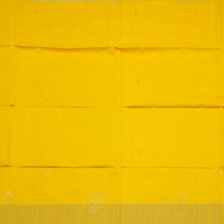 Hayagrivas Yellow Kora Silk Cotton Saree KBE400E3-3