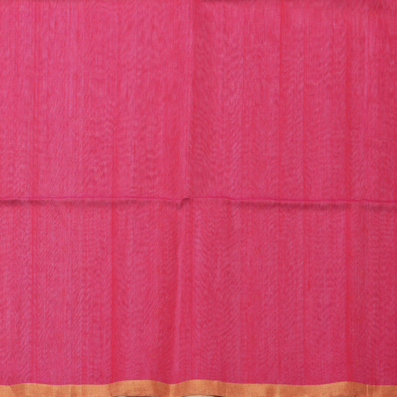 Hayagrivas White Pure Kora Silk Cotton Saree with Small Border KBE400E3-5