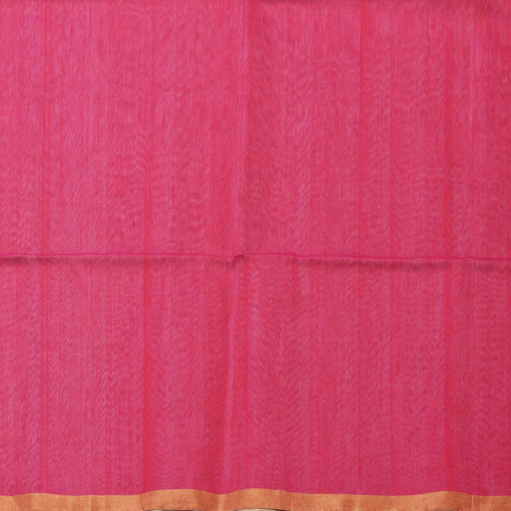 Hayagrivas White Pure Kora Silk Cotton Saree with Small Border KBE400E3-5