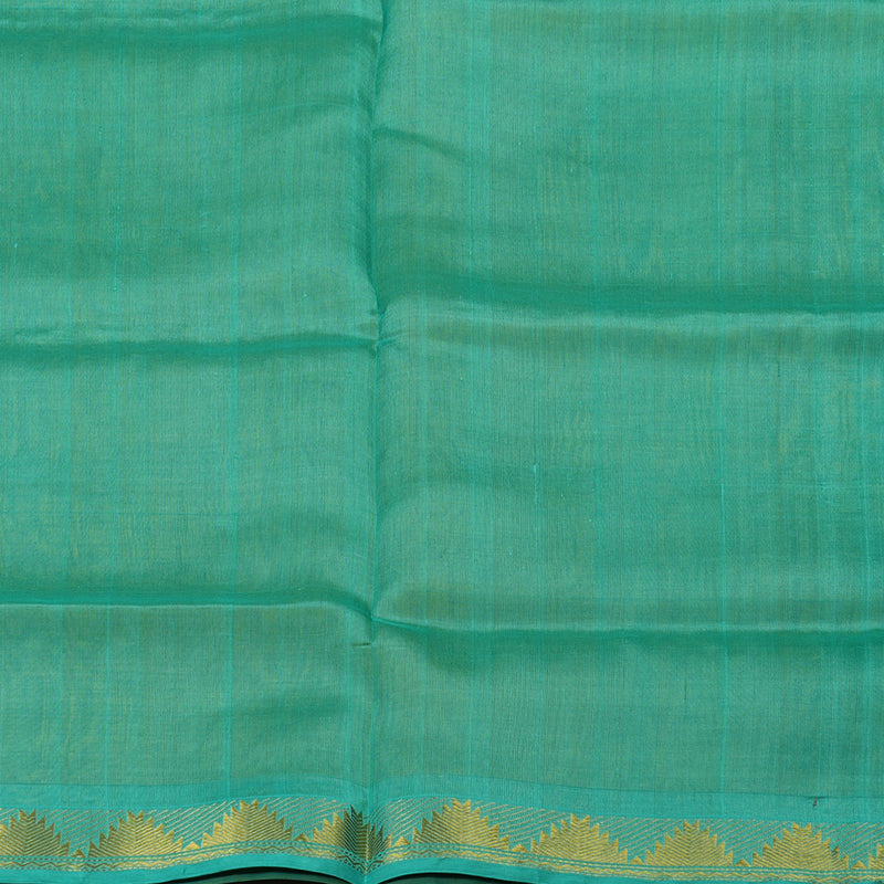 Hayagrivas Handloom Pure Silk Cotton Saree in Vivid Lemon Green KBE401E1-10