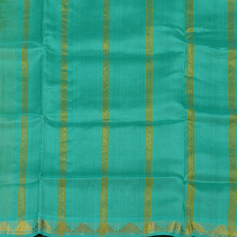 Hayagrivas Handloom Pure Silk Cotton Saree in Vivid Lemon Green KBE401E1-10