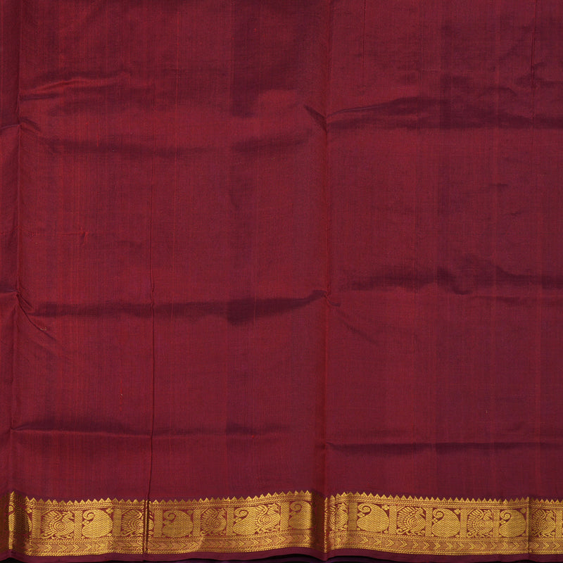 Hayagrivas Handloom Pure Silk Cotton Saree in Brilliant Blue KBE401E12-7