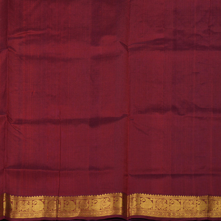 Hayagrivas Handloom Pure Silk Cotton Saree in Brilliant Blue KBE401E12-7
