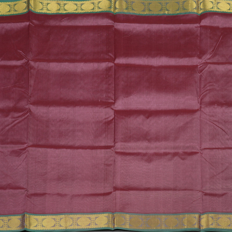 Hayagrivas Handloom Pure Silk Cotton Saree in Lustrous Onion Pink KBE401E2-2